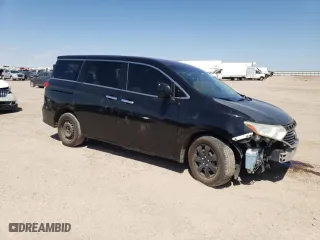 2012 Nissan Quest S with VIN JN8AE2KP8C9033053, listed as a Copart auction lot 54130704 with 155,162 mi miles and Salvage Title. Bid and sale history available at carsss.com. Image 4.