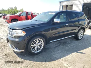 2015 Dodge Durango Citadel with VIN 1C4RDJEG9FC750902, listed as a Copart auction lot 62283165 with 140,198 mi miles and Salvage title. Bid and sale history available at DreamBid. Image 1.
