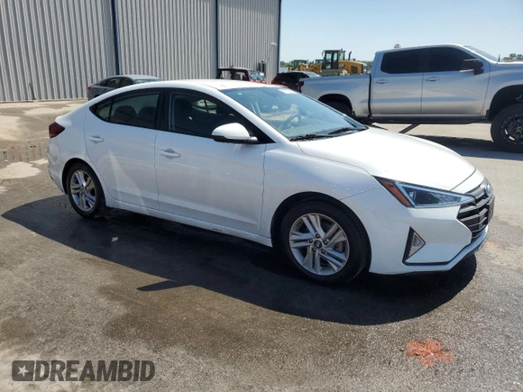 2020 Hyundai Elantra SEL with VIN 5NPD84LF7LH574989, listed as a Copart auction lot 52553915 with 81,836 mi miles and Non Repairable. Bid and sale history available at DreamBid. Image 4.