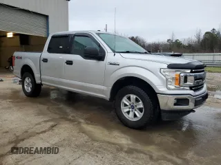 2018 Ford F-150 XL with VIN 1FTEW1EG8JFA80405, listed as a Copart auction lot 43652675 with 159,023 mi miles and Clean Title. Bid and sale history available at carsss.com. Image 4.