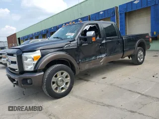 2015 Ford F-350 Platinum с VIN 1FT8W3BT4FEC75201, выставлен на аукционе Copart как лот 56413945 с пробегом 129 537 миль миль и Списание • Salvage title. История ставок и продаж доступна на DreamBid. Изображение 1.