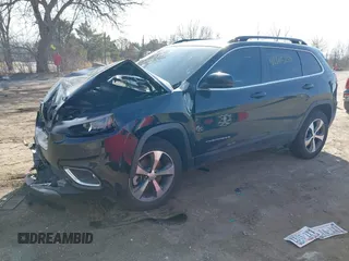 2022 Jeep Cherokee Limited with VIN 1C4PJMDX3ND509817, listed as a IAAI auction lot 41765259 with Not provided miles and . Bid and sale history available at DreamBid. Image 2.