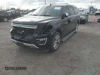 2018 Ford Expedition Max Platinum z VIN 1FMJK1MT4JEA45404, wystawiony jako IAAI lot #41059314 z przebiegiem 139 455 mil mil oraz . Historia ofert i sprzedaży dostępna na DreamBid. Obrazek 17.