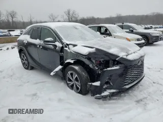 2025 Lexus RX 350 with VIN 2T2BAMCA5SC094351, listed as a Copart auction lot 44014815 with 75 mi miles and Salvage Title. Bid and sale history available at DreamBid. Image 4.