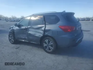 2019 Nissan Pathfinder S with VIN 5N1DR2MNXKC630582, listed as a Copart auction lot 42375485 with 76,776 mi miles and Salvage Title. Bid and sale history available at DreamBid. Image 2.