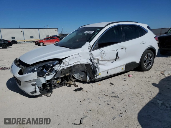 2021 Ford Escape SEL Hybrid z VIN 1FMCU0CZ5MUA52570, wystawiony jako Copart lot #42097635 z przebiegiem 105 059 mil mil oraz Czysty tytuł • Clean title. Historia ofert i sprzedaży dostępna na DreamBid. Obrazek 1.