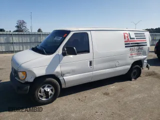 1999 Ford Econoline Cargo with VIN 1FTRE1422XHA31112, listed as a Copart auction lot 76990864 with 93,664 mi miles and Salvage Title. Bid and sale history available at carsss.com. Image 1.