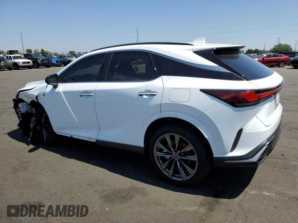 2024 Lexus RX with VIN 2T2BAMCAXRC048542, listed as a Copart auction lot 64853794 with 747 mi miles and Salvage Title. Bid and sale history available at carsss.com. Image 2.