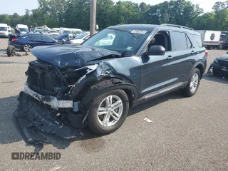 2023 Ford Explorer XLT z VIN 1FMSK8DHXPGA17886, wystawiony jako Copart lot #59276655 z przebiegiem 93 187 mil mil oraz Szkoda całkowita • Salvage title. Historia ofert i sprzedaży dostępna na DreamBid. Obrazek 1.