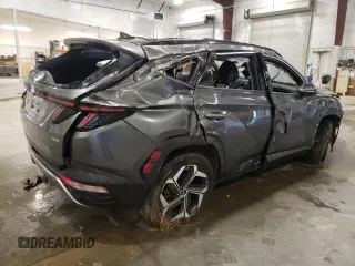 2022 Hyundai Tucson Limited with VIN 5NMJECAE1NH020573, listed as a Copart auction lot 53182945 with 108,289 mi miles and Salvage Title. Bid and sale history available at carsss.com. Image 3.