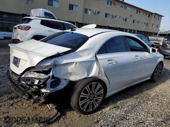 2018 Mercedes-Benz CLA 250 with VIN WDDSJ4EB7JN678603, listed as a Copart auction lot 66679683 with 58,470 mi miles and . Bid and sale history available at DreamBid. Image 3.