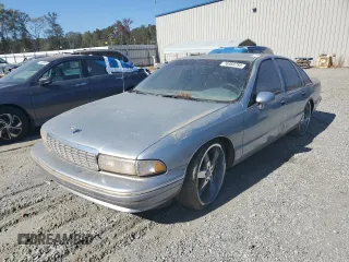 1994 Chevrolet Caprice z VIN 1G1BL52W4RR114969, wystawiony jako Copart lot #76950754 z przebiegiem Nie podano mil oraz Szkoda całkowita • Salvage title. Historia ofert i sprzedaży dostępna na DreamBid. Obrazek 1.