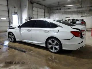 2020 Honda Accord Touring with VIN 1HGCV2F98LA011036, listed as a Copart auction lot 58977685 with 75,467 mi miles and Salvage title. Bid and sale history available at DreamBid. Image 2.