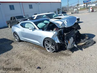 2018 Chevrolet Camaro 1LT with VIN 1G1FB1RS8J0139107, listed as a IAAI auction lot 41883135 with 1 mi miles. Bid and sale history available at carsss.com. Image 1.