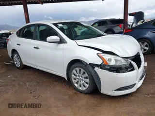 2014 Nissan Sentra SV with VIN 3N1AB7AP9EL665057, listed as a IAAI auction lot 41759919 with 91,420 mi miles and . Bid and sale history available at DreamBid. Image 1.