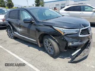 2021 Acura RDX Technology with VIN 5J8TC1H51ML012268, listed as a Copart auction lot 64498025 with 59,345 mi miles and Salvage title. Bid and sale history available at DreamBid. Image 4.