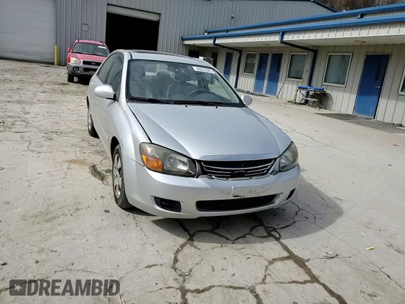 2009 Kia Spectra EX with VIN KNAFE221195655309, listed as a Copart auction lot 46620985 with 105,607 mi miles and Salvage Title. Bid and sale history available at DreamBid. Image 10.