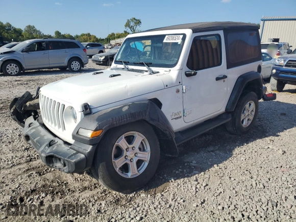 2018 Jeep Wrangler Sport with VIN 1C4GJXAG2JW276226, listed as a Copart auction lot 69206524 with 45,030 mi miles and Salvage Title. Bid and sale history available at DreamBid. Image 1.