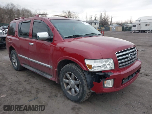 2006 Infiniti QX56 with VIN 5N3AA08A16N800528, listed as a IAAI auction lot 41716295 with 258,219 mi miles. Bid and sale history available at carsss.com. Image 1.