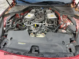 2017 Infiniti Q60 Red Sport 400 with VIN JN1FV7EL6HM701592, listed as a Copart auction lot 81462554 with 63,276 mi miles and Salvage title. Bid and sale history available at DreamBid. Image 11.