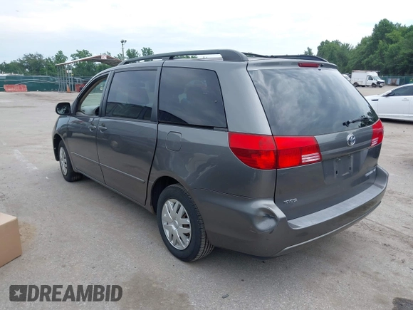 2005 Toyota Sienna CE with VIN 5TDZA23C35S334713, listed as a IAAI auction lot 42776085 with 192,370 mi miles and . Bid and sale history available at DreamBid. Image 3.