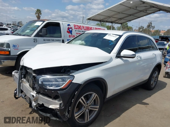 2022 Mercedes-Benz GLC with VIN W1N0G8DB0NV344579, listed as a IAAI auction lot 41915425 with 30,483 mi miles. Bid and sale history available at carsss.com. Image 18.
