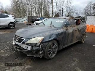 2008 Lexus IS 250 with VIN JTHBK262382074079, listed as a Copart auction lot 47174075 with Not Provided miles and Salvage Title. Bid and sale history available at DreamBid. Image 1.