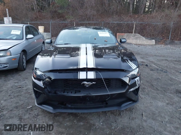2019 Ford Mustang EcoBoost with VIN 1FA6P8TH0K5150594, listed as a IAAI auction lot 40997411 with 91,603 mi miles and . Bid and sale history available at carsss.com. Image 12.
