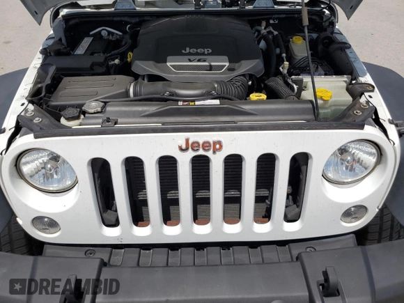 2016 Jeep Wrangler Unlimited Sport с VIN 1C4BJWDG9GL145305, выставлен на аукционе Copart как лот 59391845 с пробегом 101 425 миль миль и Списание • Salvage title. История ставок и продаж доступна на DreamBid. Изображение 12.