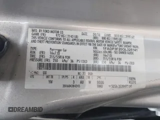 2016 Ford Focus SE with VIN 1FADP3F20GL325141, listed as a IAAI auction lot 42472407 with 103,799 mi miles and . Bid and sale history available at DreamBid. Image 9.