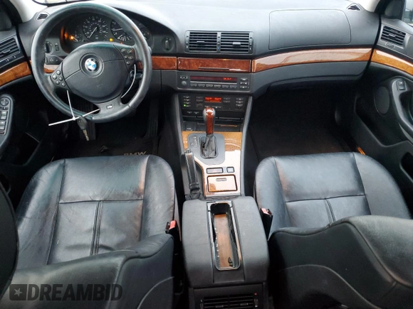 2000 BMW 5 Series 528iA with VIN WBADM6342YGV01382, listed as a Copart auction lot 44736415 with 167,919 mi miles and Salvage Title. Bid and sale history available at carsss.com. Image 8.