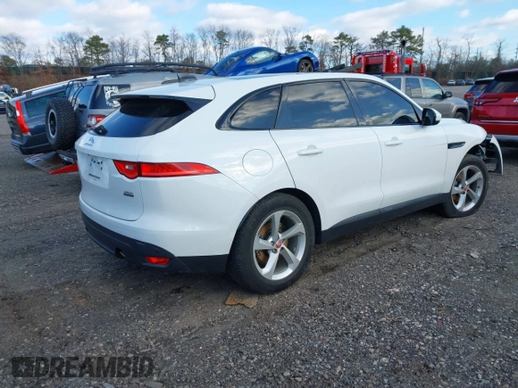 2020 Jaguar F-Pace 25t Premium with VIN SADCJ2FX3LA645447, listed as a IAAI auction lot 41228606 with 28,273 mi miles and . Bid and sale history available at DreamBid. Image 4.