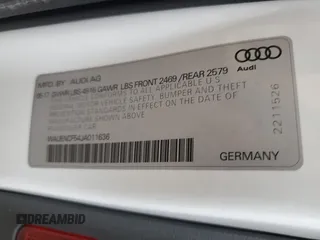 2018 Audi A5 Sportback Premium Plus with VIN WAUENCF54JA011636, listed as a Copart auction lot 39844873 with 98,266 mi miles. Bid and sale history available at carsss.com. Image 13.