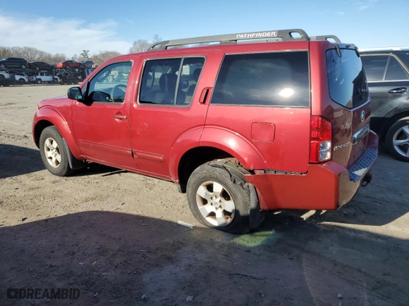 2006 Nissan Pathfinder SE with VIN 5N1AR18W86C611261, listed as a Copart auction lot 48187425 with 214,575 mi miles and Non Repairable. Bid and sale history available at carsss.com. Image 2.