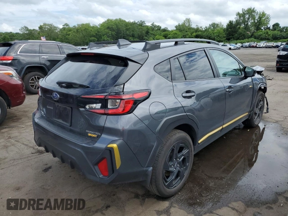 2024 Subaru Crosstrek Special Sports with VIN 4S4GUHF65R3722312, listed as a Copart auction lot 63420185 with 59,573 mi miles and Salvage title. Bid and sale history available at DreamBid. Image 3.