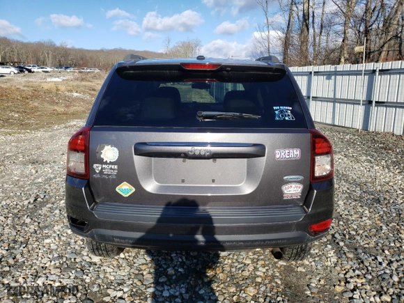 2016 Jeep Compass High Altitude Edition with VIN 1C4NJDEB5GD799149, listed as a Copart auction lot 83537174 with 102,182 mi miles and Non Repairable. Bid and sale history available at carsss.com. Image 6.