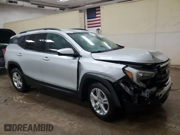 2020 GMC Terrain SLE z VIN 3GKALMEV0LL231354, wystawiony jako Copart lot #46671465 z przebiegiem 23 223 mil mil oraz Nie do naprawy • Non repairable. Historia ofert i sprzedaży dostępna na DreamBid. Obrazek 4.