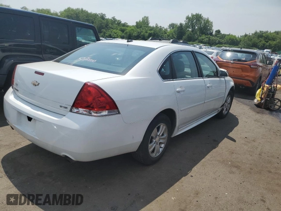 2015 Chevrolet Impala LS with VIN 2G1WA5E38F1124725, listed as a Copart auction lot 66021305 with 114,419 mi miles and Non repairable. Bid and sale history available at DreamBid. Image 3.