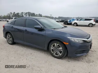 2017 Honda Civic Sedan LX with VIN 19XFC2F59HE081874, listed as a Copart auction lot 48633845 with 148,908 mi miles and Salvage Title. Bid and sale history available at carsss.com. Image 4.