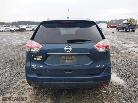 2016 Nissan Rogue S with VIN JN8AT2MV1GW150966, listed as a IAAI auction lot 41440102 with 155,068 mi miles. Bid and sale history available at carsss.com. Image 16.