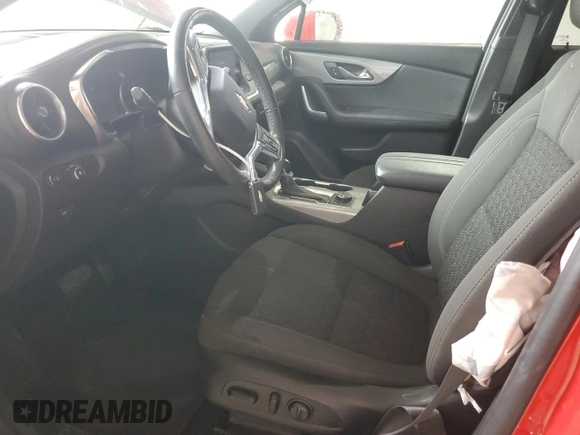 2020 Chevrolet Blazer LT with VIN 3GNKBHRS4LS540266, listed as a Copart auction lot 54677465 with 134,523 mi miles and Salvage title. Bid and sale history available at DreamBid. Image 7.