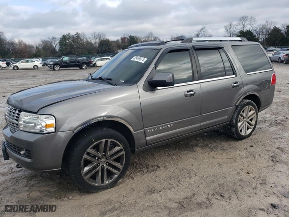 2012 Lincoln Navigator with VIN 5LMJJ2J53CEL07038, listed as a Copart auction lot 85469674 with 118,510 mi miles and Salvage Title. Bid and sale history available at carsss.com. Image 1.