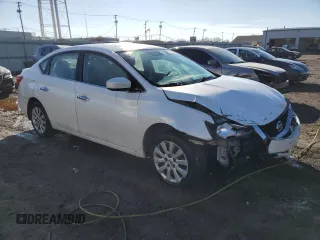 2017 Nissan Sentra SV with VIN 3N1AB7AP9HL661935, listed as a Copart auction lot 46664835 with 177,615 mi miles and Salvage Title. Bid and sale history available at DreamBid. Image 4.