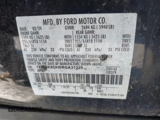 2024 Ford Explorer XLT z VIN 1FMSK8DH0RGA31329, wystawiony jako IAAI lot #41343866 z przebiegiem 20 990 mil mil oraz . Historia ofert i sprzedaży dostępna na DreamBid. Obrazek 9.