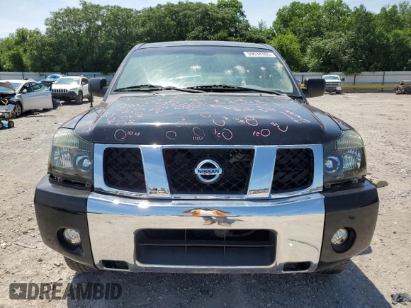 2008 Nissan Titan XE with VIN 1N6BA06A88N301438, listed as a Copart auction lot 59638385 with 122,576 mi miles and Salvage title. Bid and sale history available at DreamBid. Image 5.