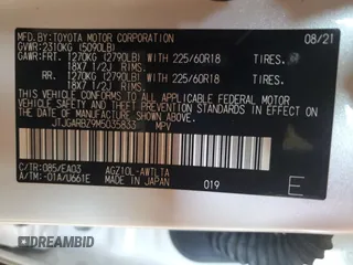 2021 Lexus NX 300 z VIN JTJGARBZ9M5035833, wystawiony jako Copart lot #61602995 z przebiegiem 38 746 mil mil oraz Szkoda całkowita • Salvage title. Historia ofert i sprzedaży dostępna na DreamBid. Obrazek 13.