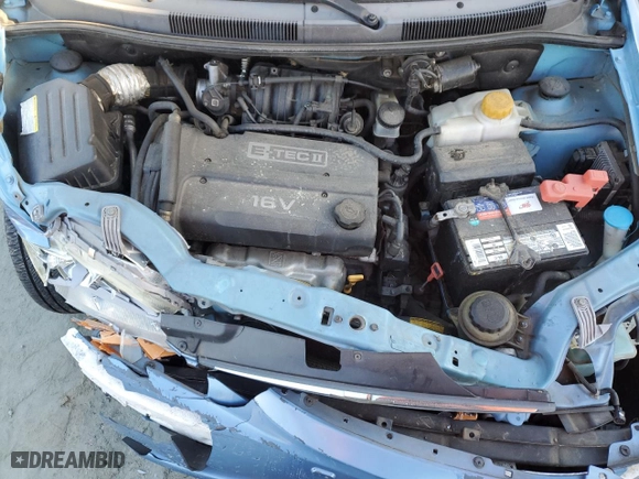 2004 Chevrolet Aveo with VIN KL1TD52654B269595, listed as a Copart auction lot 87372834 with 109,468 mi miles and Salvage Title. Bid and sale history available at carsss.com. Image 11.