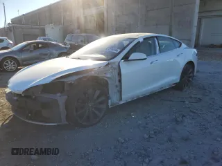 2012 Tesla Model S Performance with VIN 5YJSA1DP3CFS00590, listed as a Copart auction lot 83290194 with 110,053 mi miles and Salvage Title. Bid and sale history available at carsss.com. Image 1.