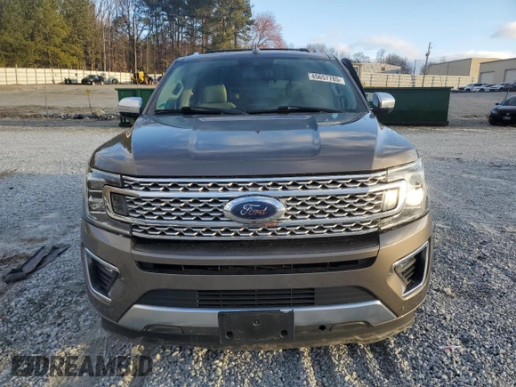 2019 Ford Expedition Platinum with VIN 1FMJU1LTXKEA56503, listed as a Copart auction lot 45657785 with 104,839 mi miles and Salvage Title. Bid and sale history available at carsss.com. Image 5.
