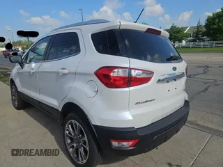 2019 Ford EcoSport Titanium z VIN MAJ6S3KL4KC280624, wystawiony jako Copart lot #57574955 z przebiegiem 122 900 mil mil oraz Tytuł czysty. Historia ofert i sprzedaży dostępna na DreamBid. Obrazek 3.